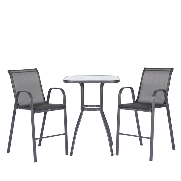 JUEE JOB-3292 OUTDOOR BISTRO 3PCS BAR SET