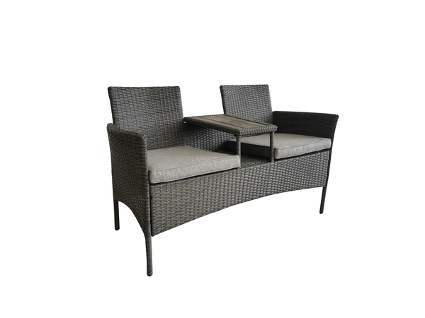 JUEE JCA-781 STEEL LOVE SOFA W- CUSHION