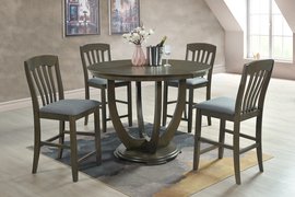 Wooden counter height set collection reference